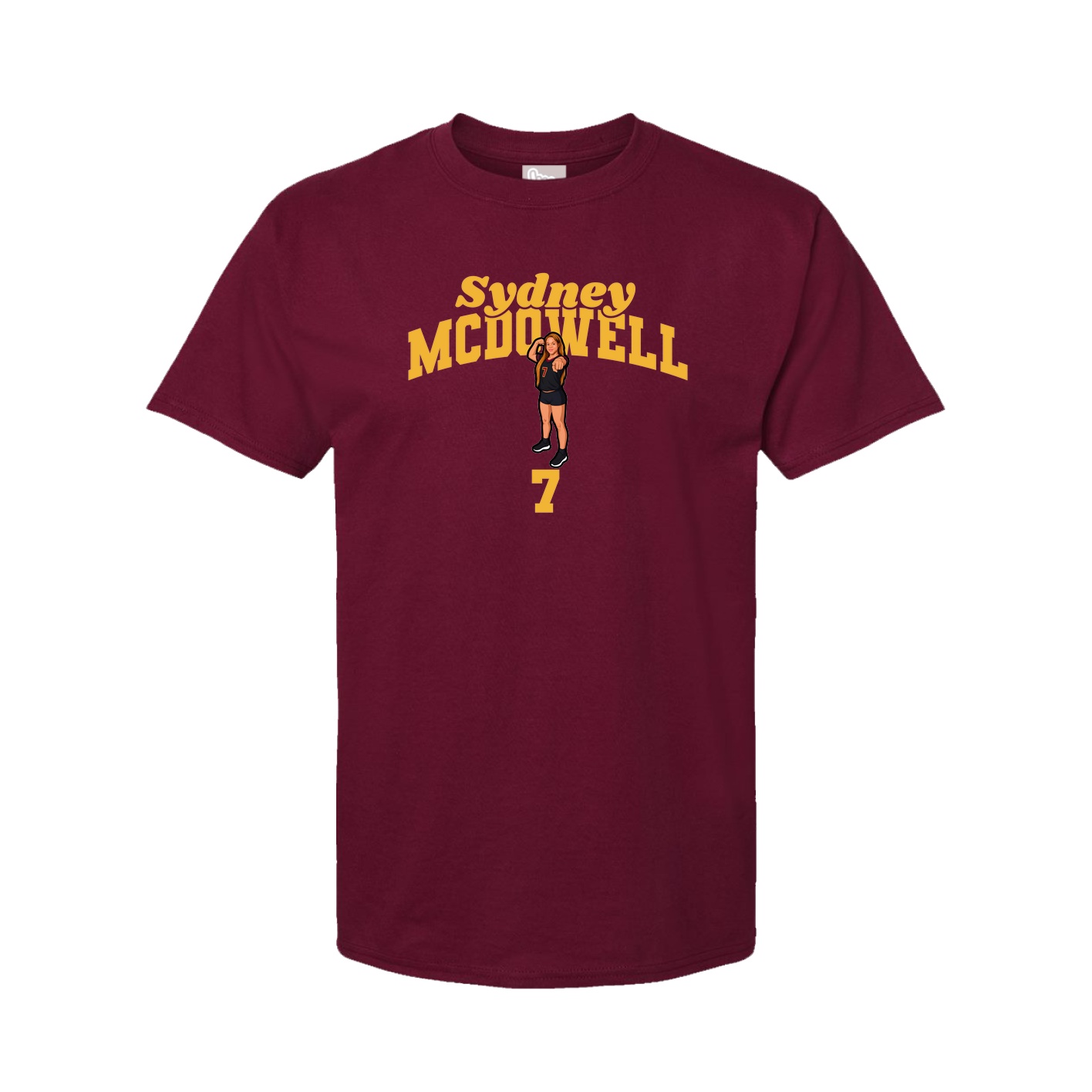 Tee — Signature Arch in Cardinal