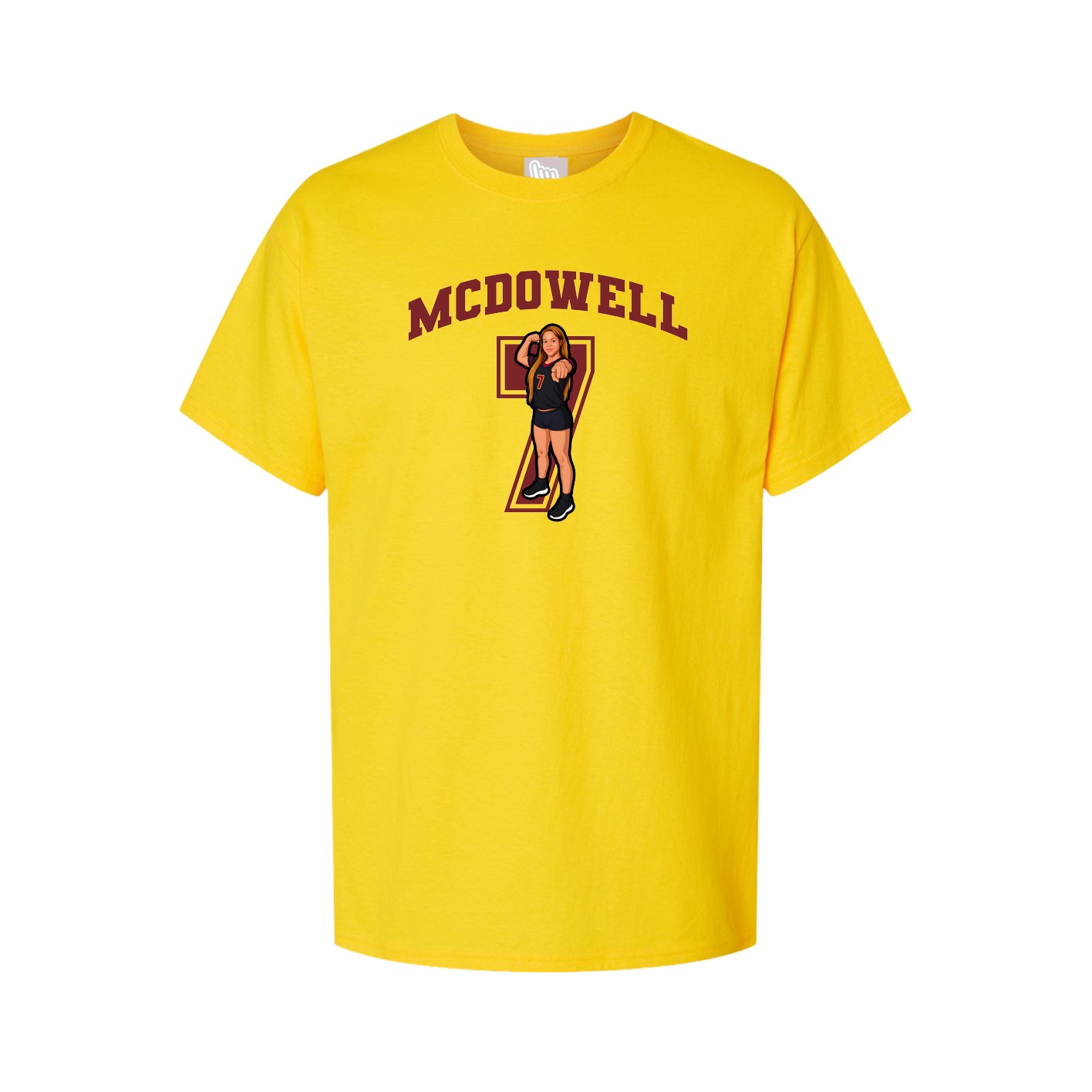 Tee — Number in Gold