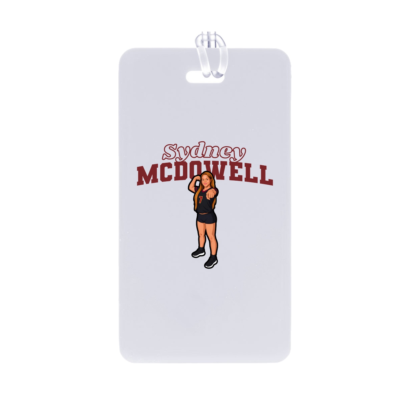 Bag Tag — Name Arch in Classic