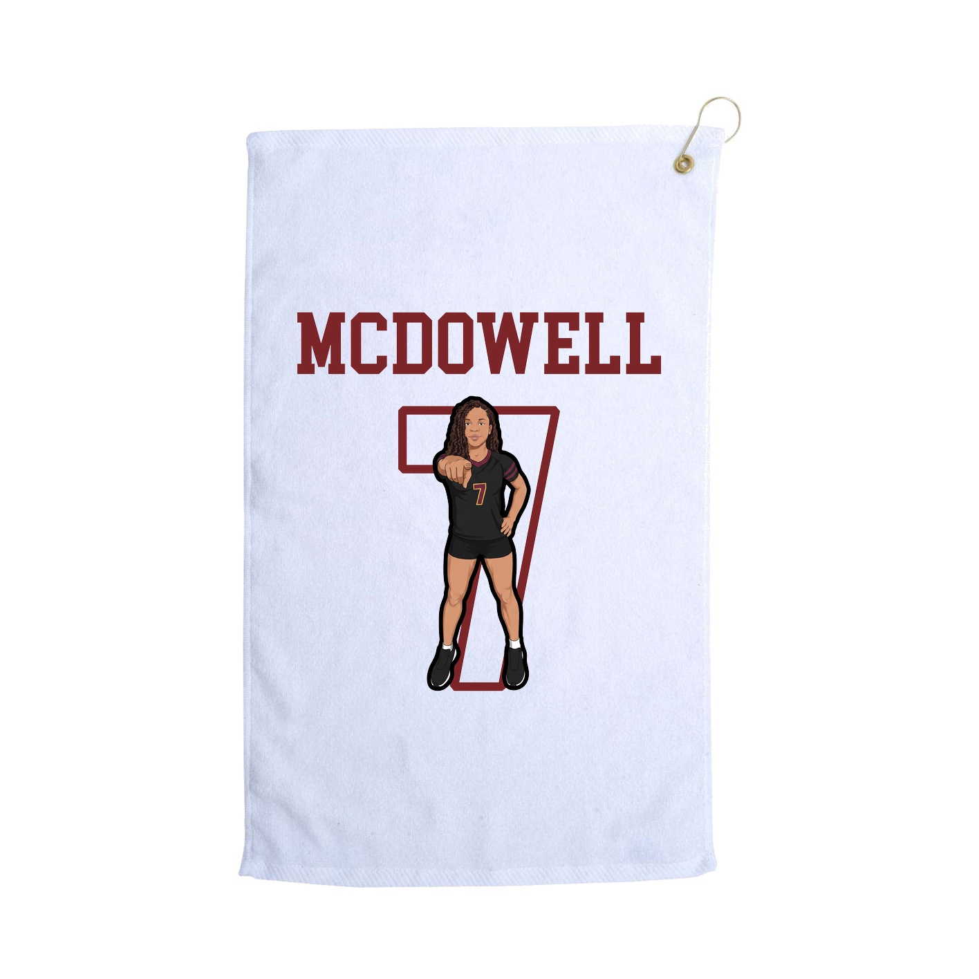 Golf Towel — Shirsey in White