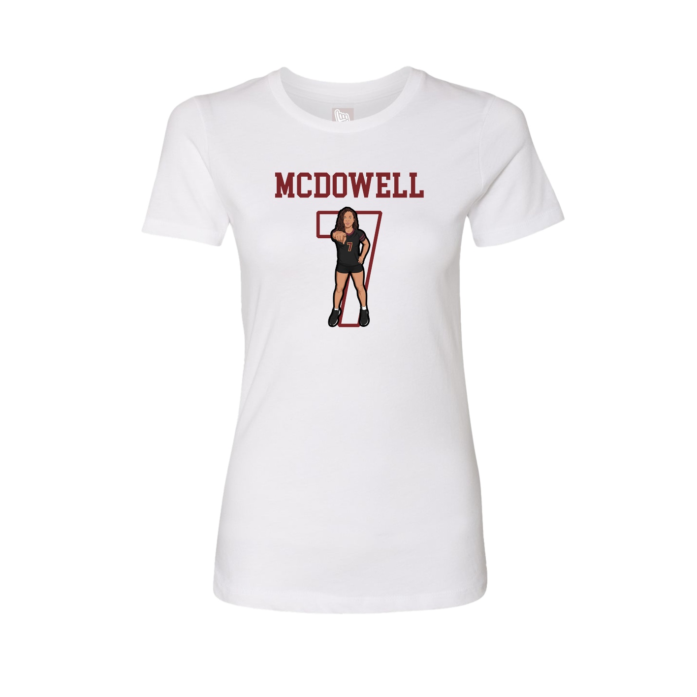 Fitted Women's Tee — Shirsey in White