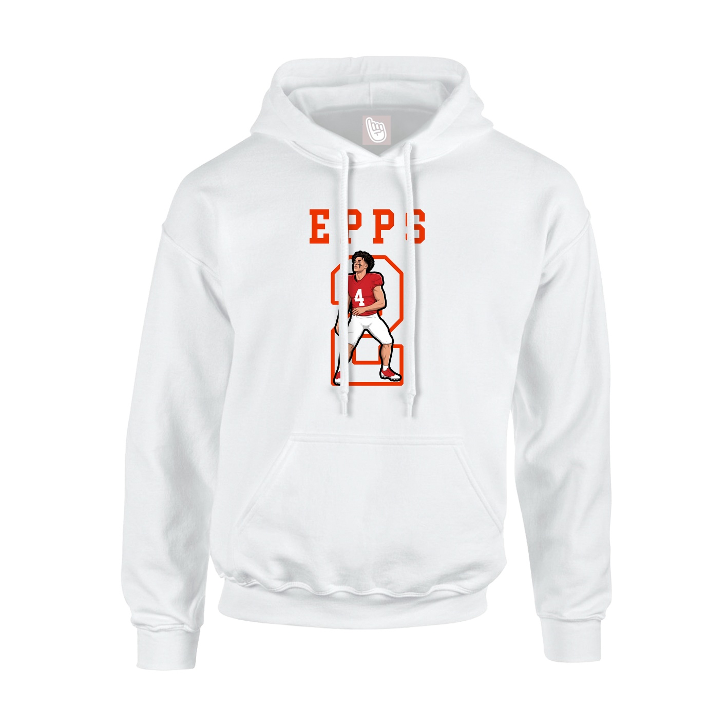Hoodie — Shirsey in White