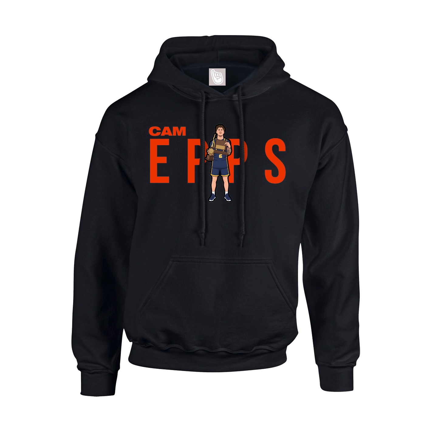 Youth Hoodie — Player Name in Black