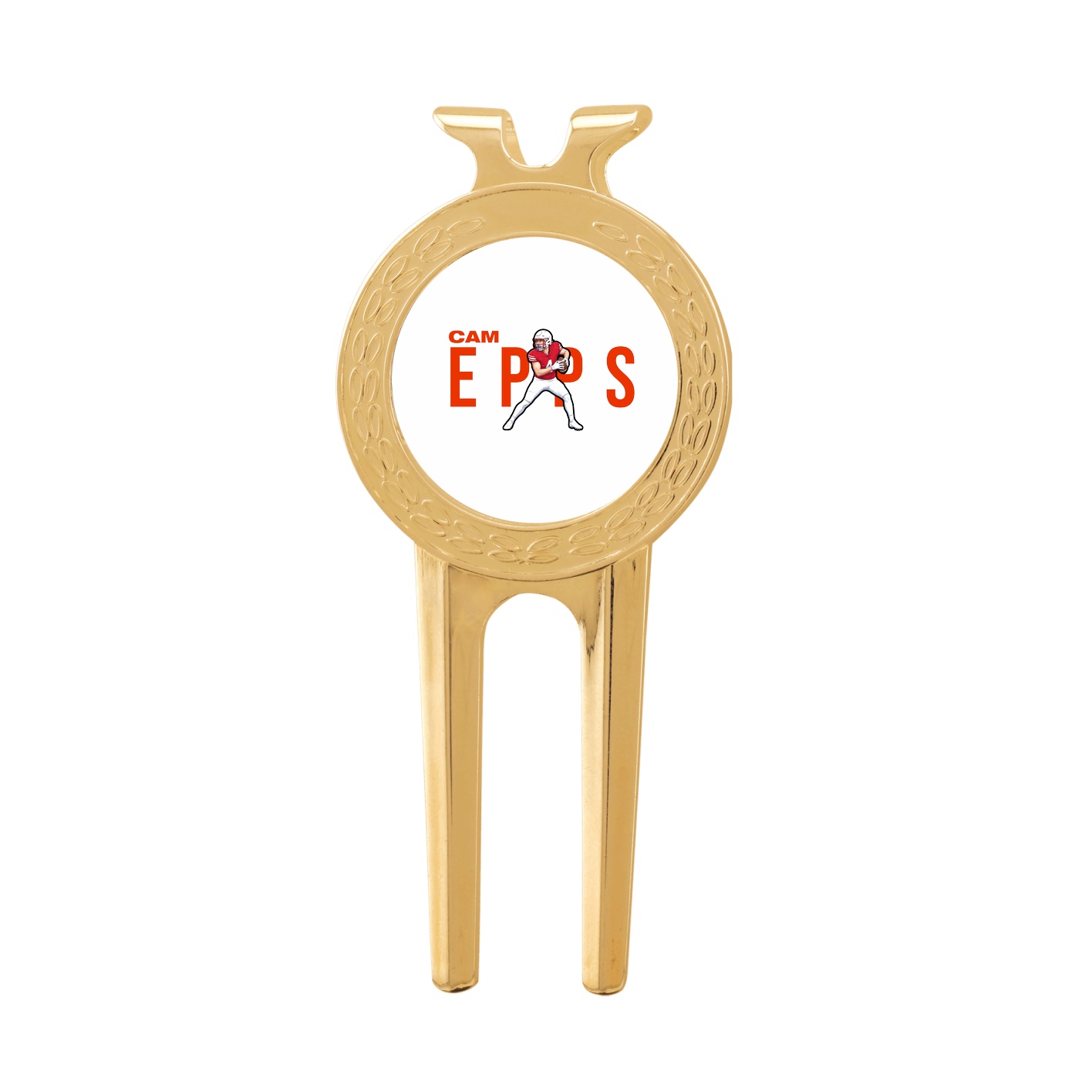 Divot Tool with Ball Marker — Player Name in Classic