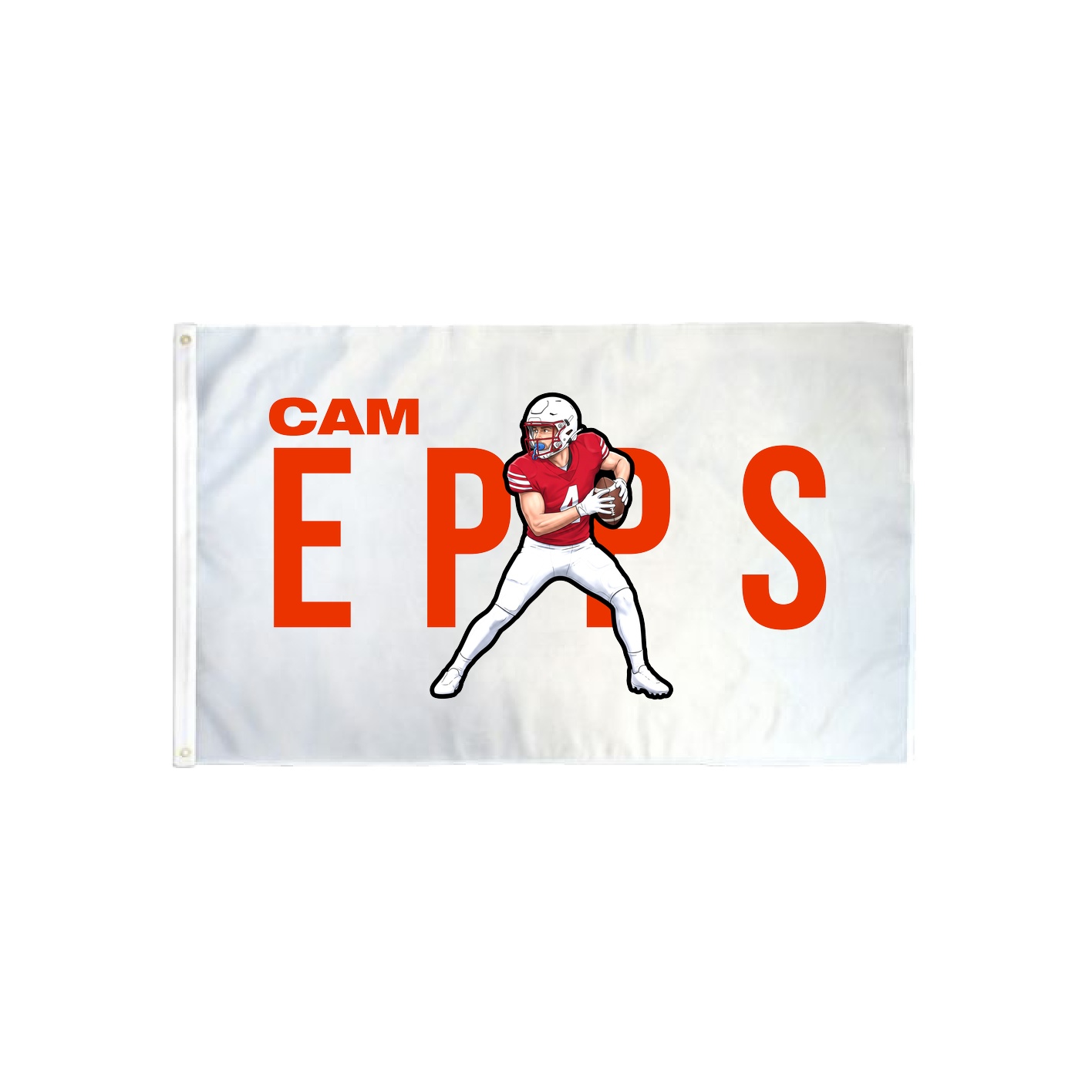 3x5 Flag — Player Name in Classic