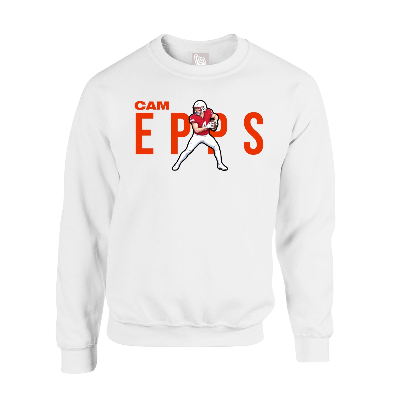 Fleece Crew — Player Name in White
