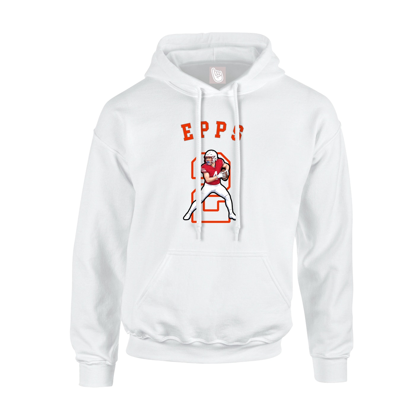 Hoodie — Shirsey Arch in White