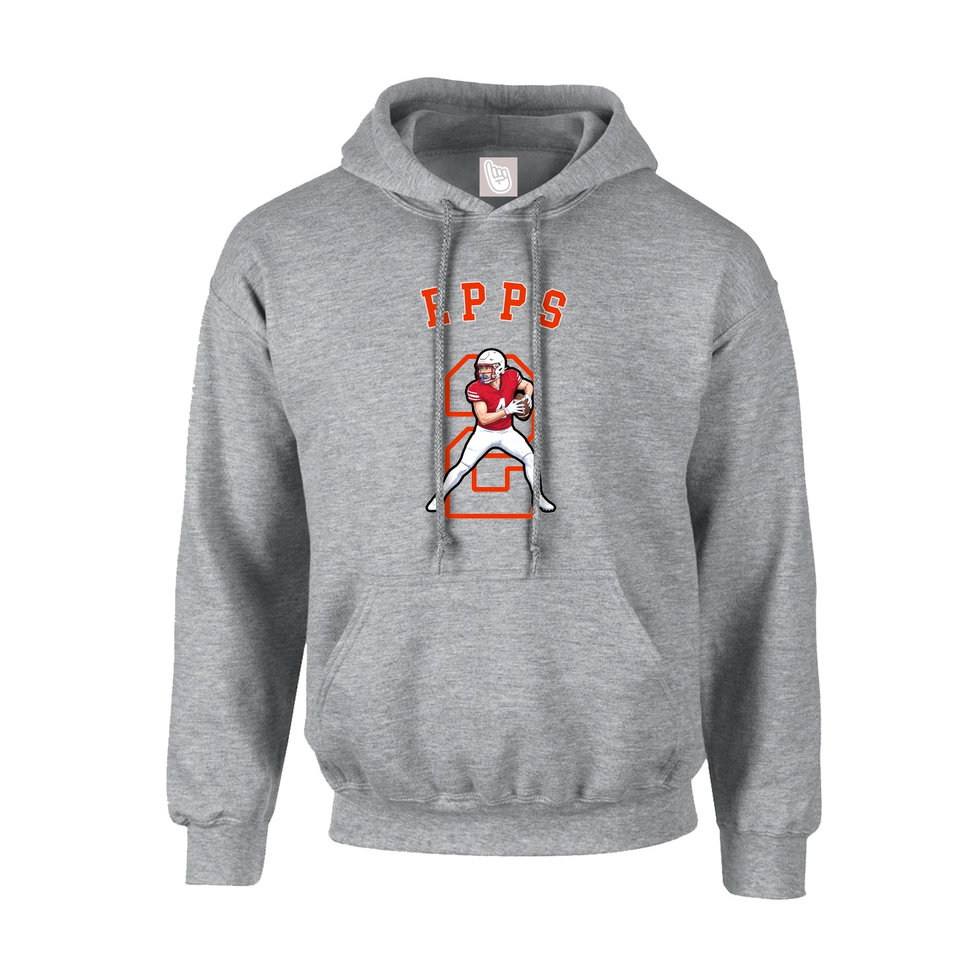 Youth Hoodie — Shirsey Arch in Grey