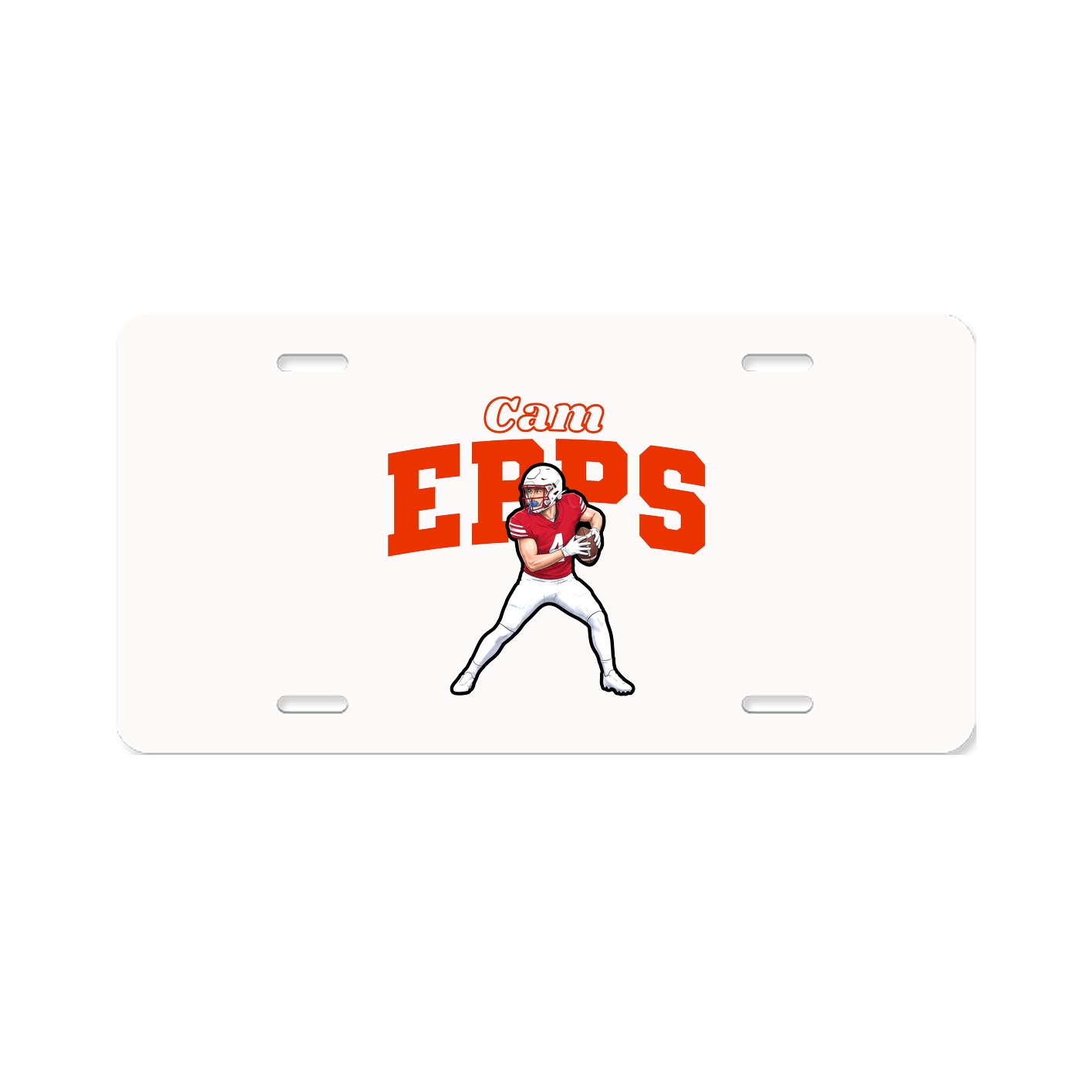 License Plate — Name Arch in Classic