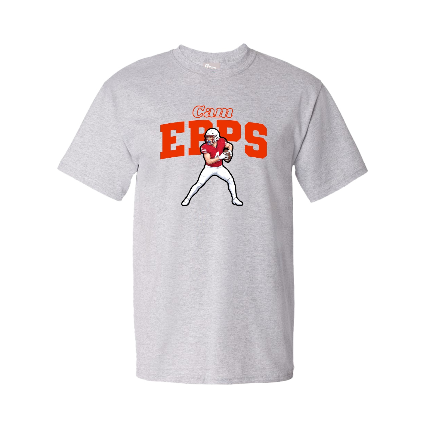 Tee — Name Arch in Grey