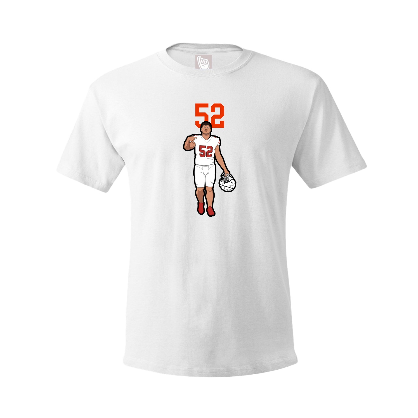 Tee — Number Top in White