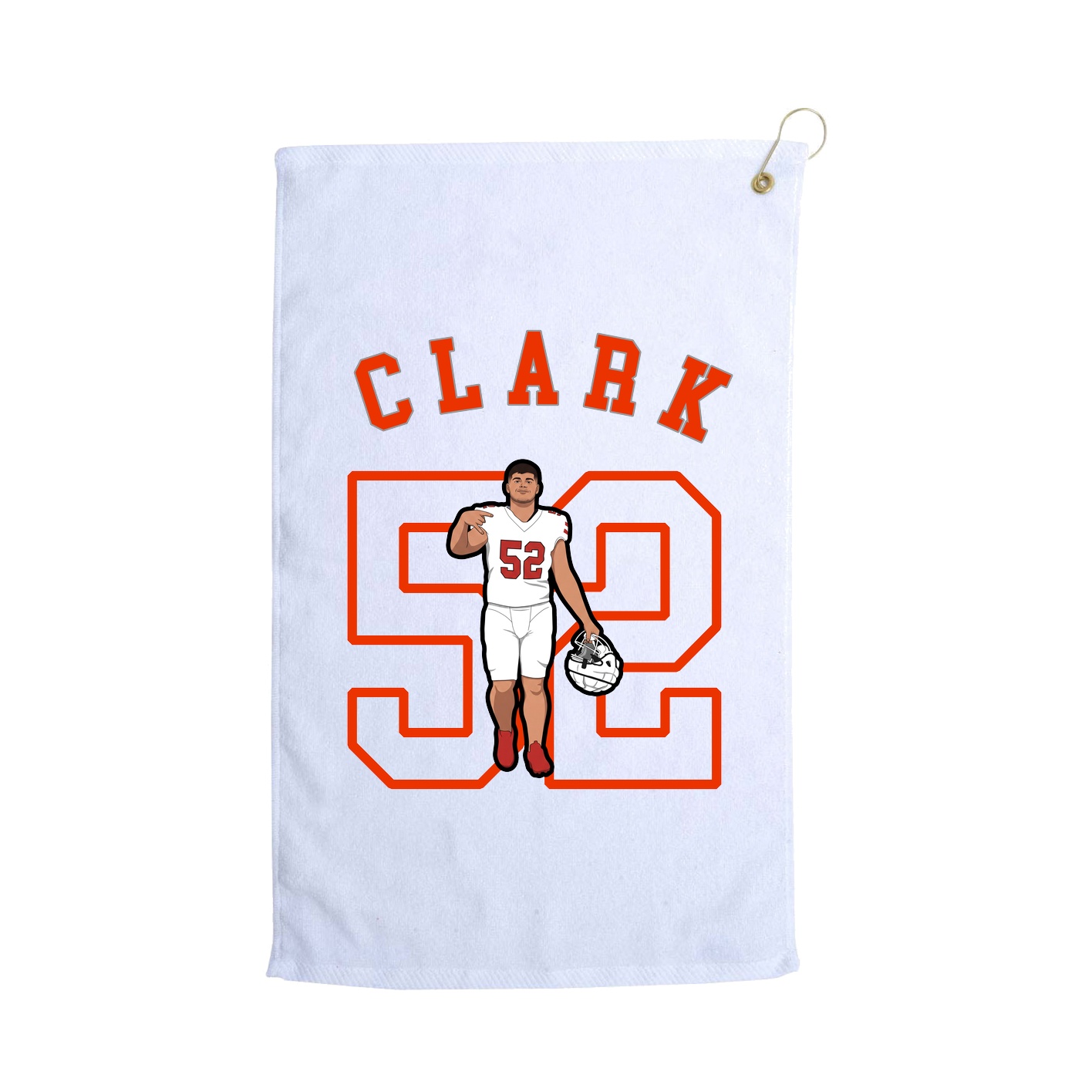 Golf Towel — Shirsey Arch in White