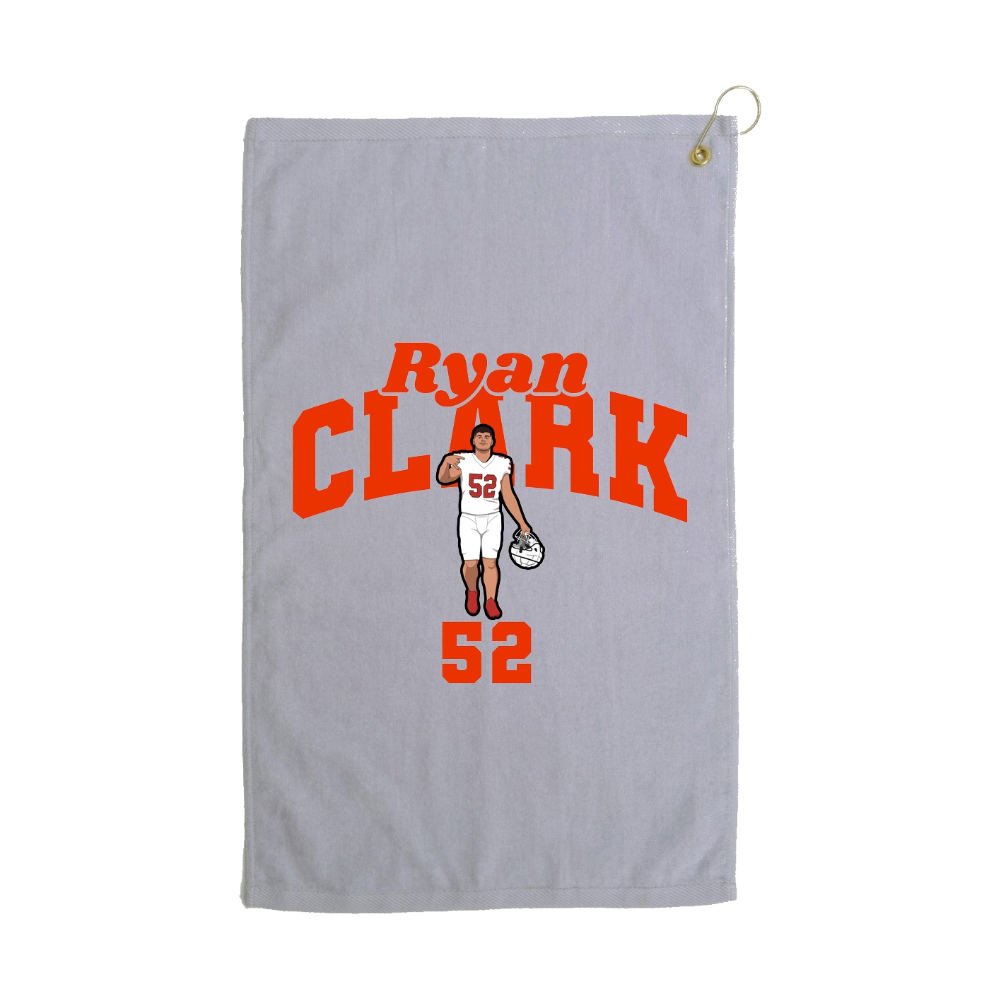 Golf Towel — Signature Arch in Grey