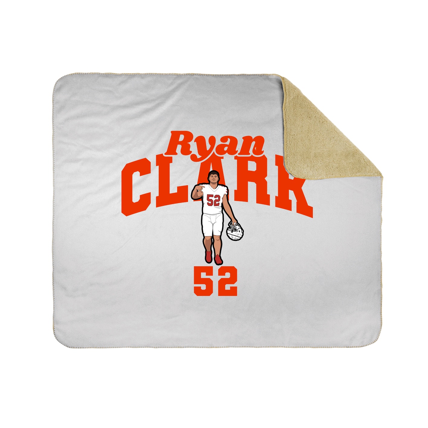 Throw Blanket — Signature Arch in White
