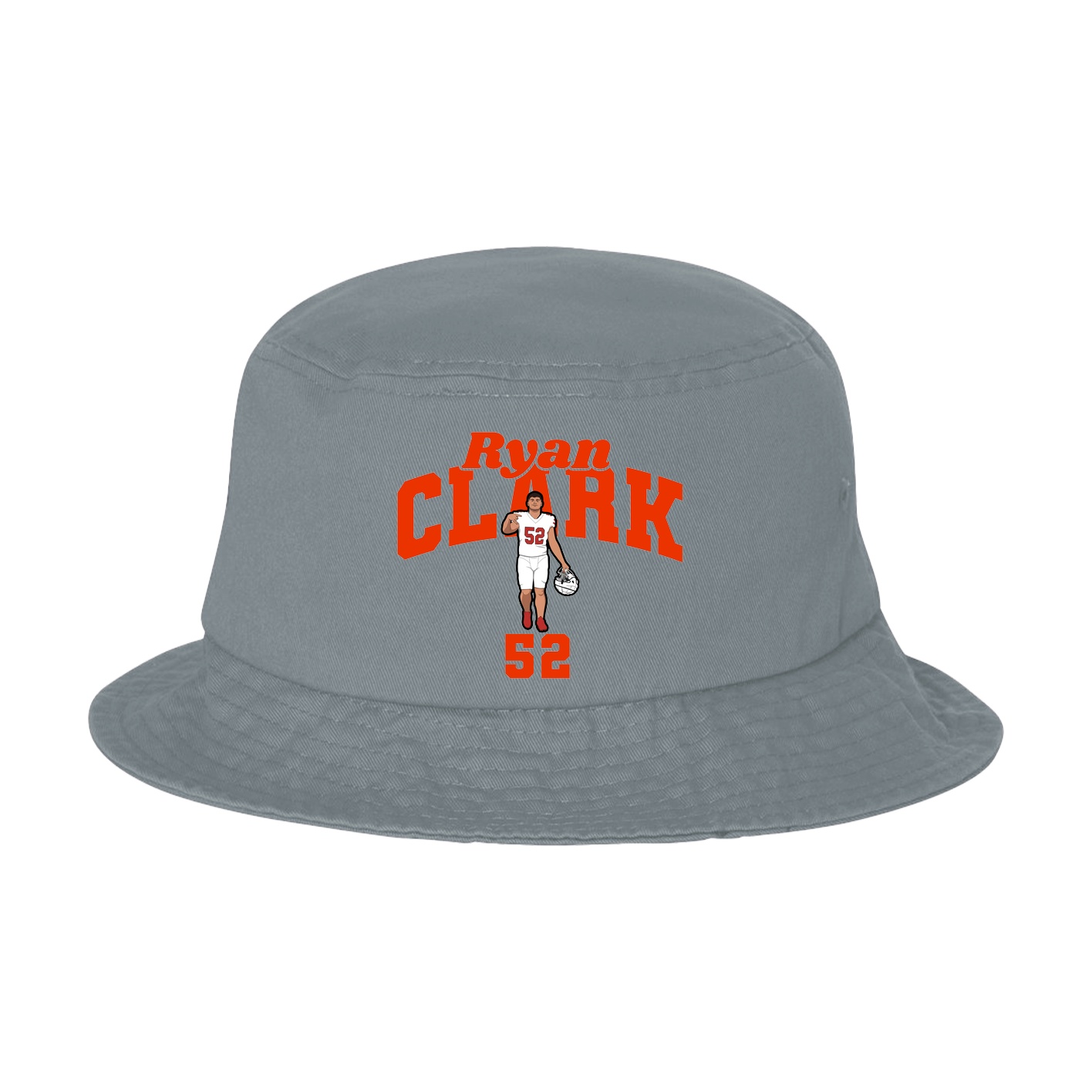 Bucket Cap — Signature Arch in Grey