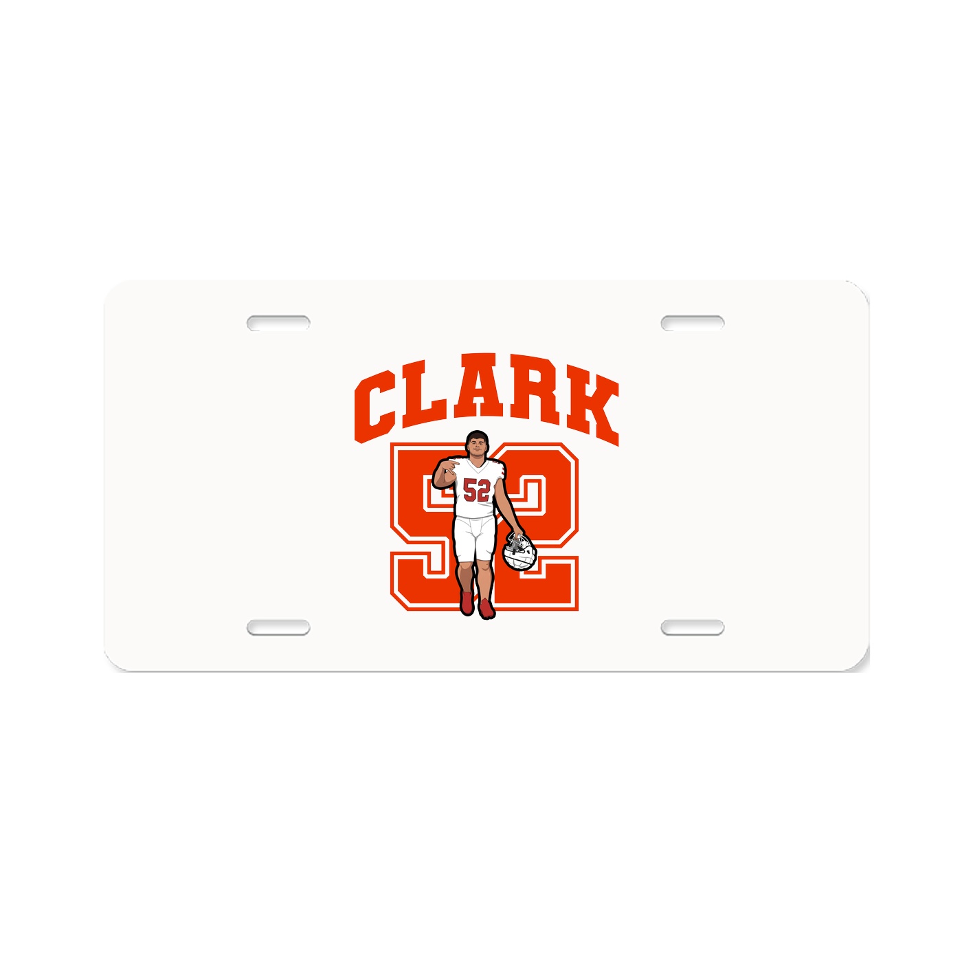 License Plate — Number in Classic