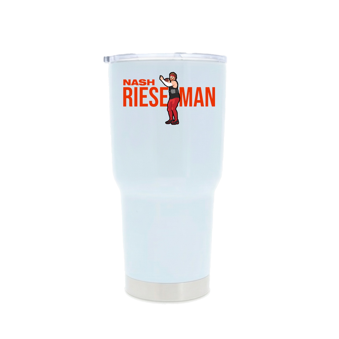 30oz Stainless Steel Tumbler — Player Name in White