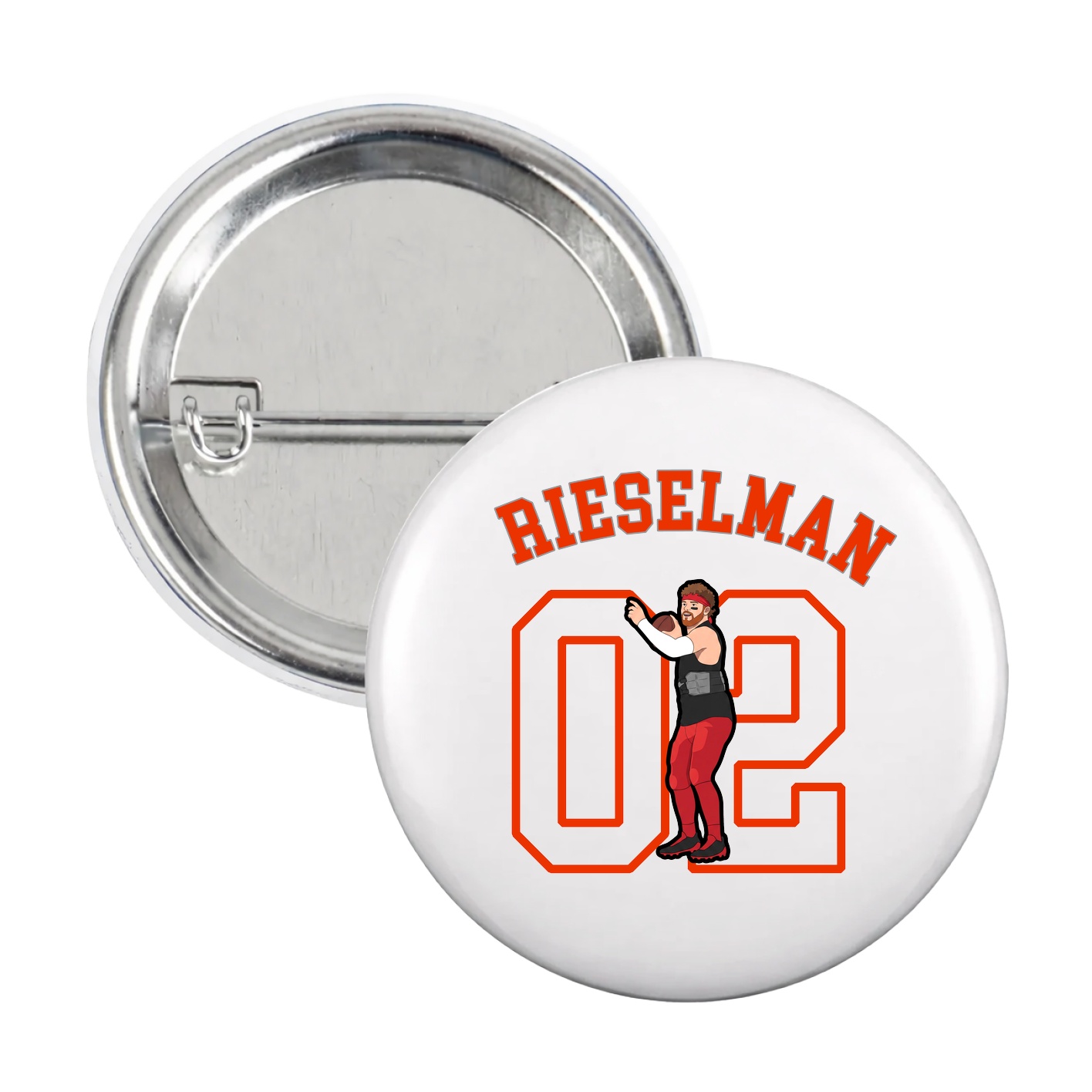 Game Day Button — Shirsey Arch in White