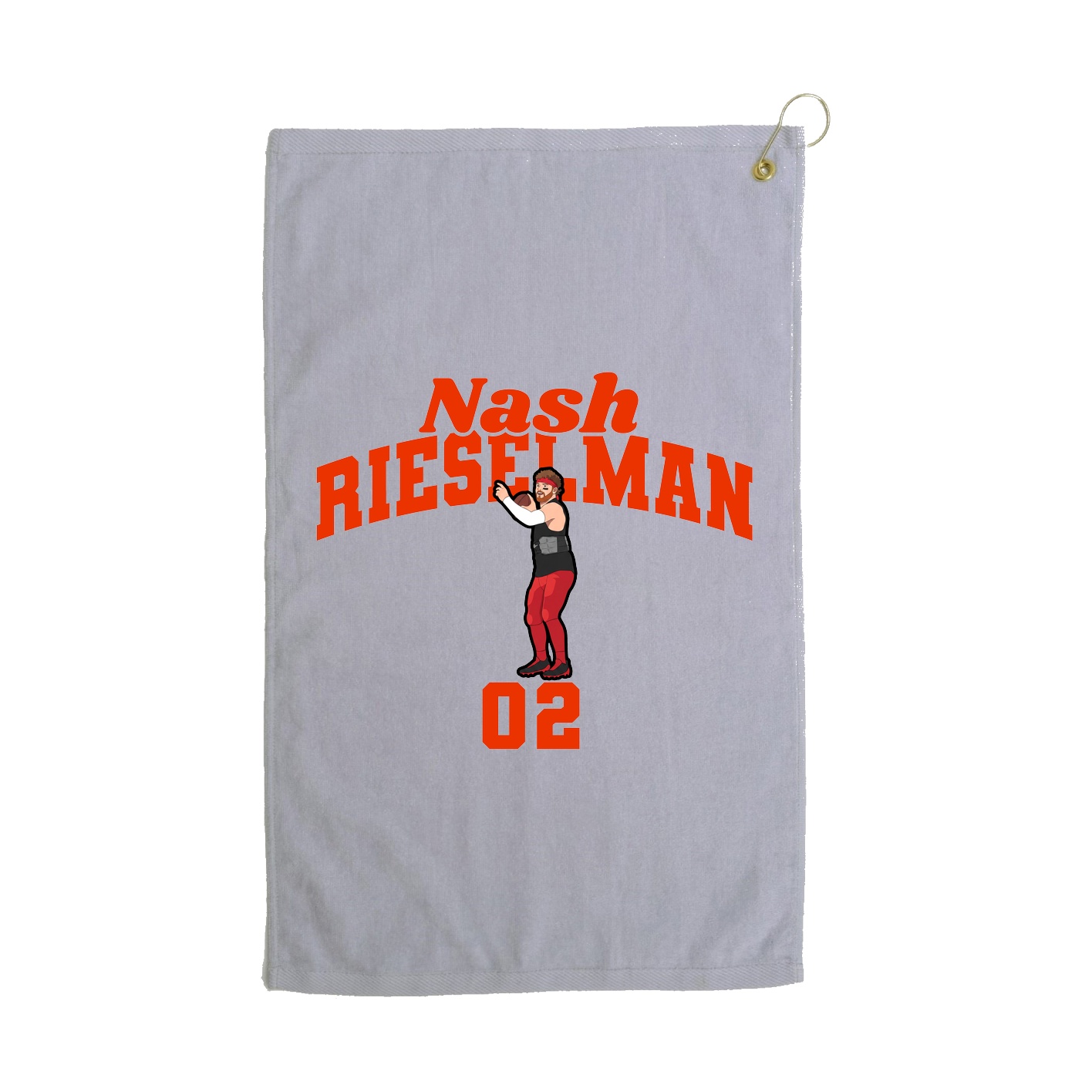 Golf Towel — Signature Arch in Grey