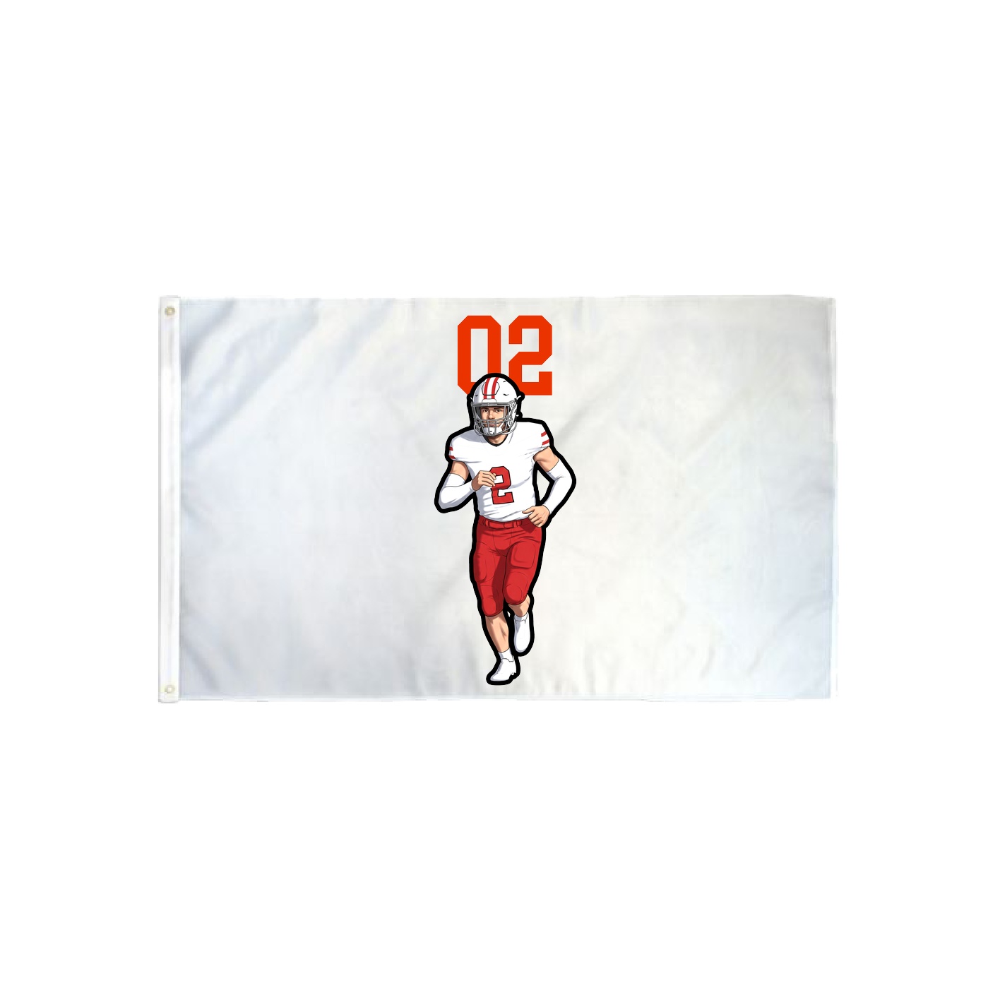 3x5 Flag — Number Top in Classic