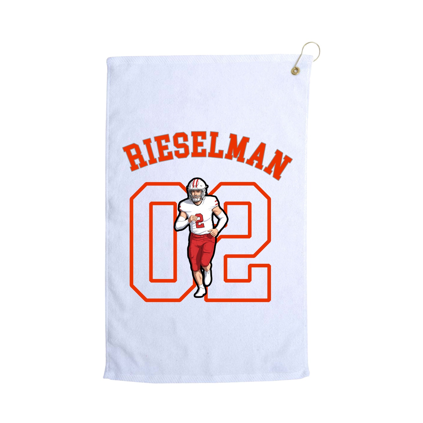 Golf Towel — Shirsey Arch in White