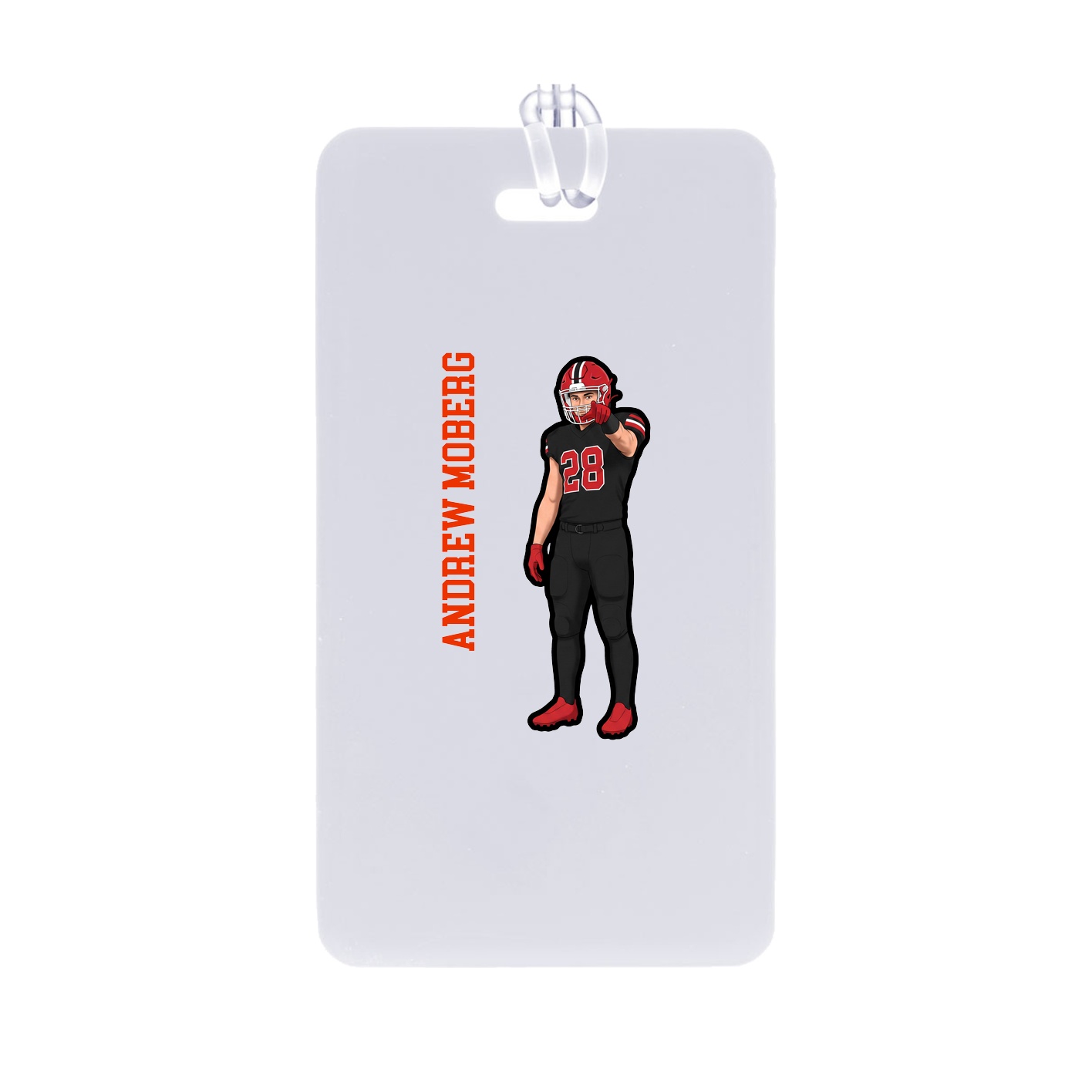 Bag Tag — Name Vertical in Classic