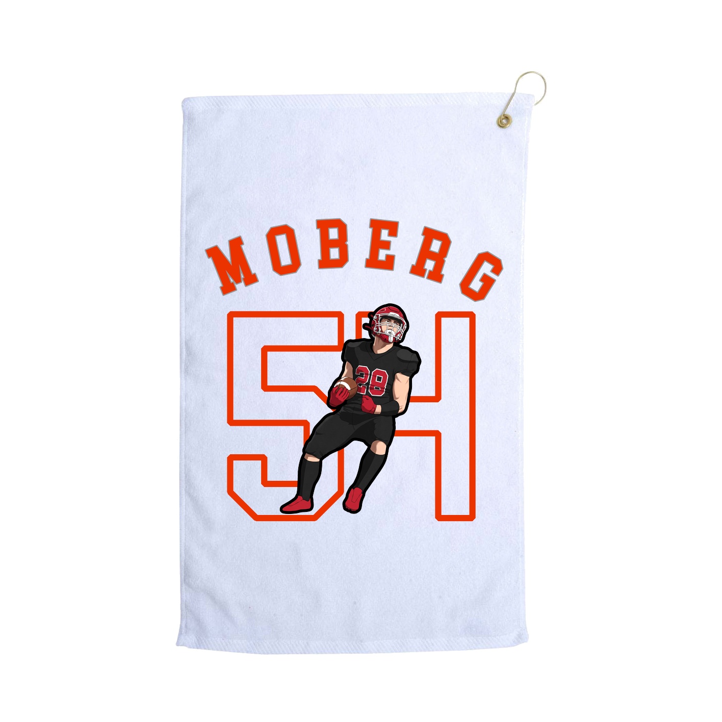 Golf Towel — Shirsey Arch in White