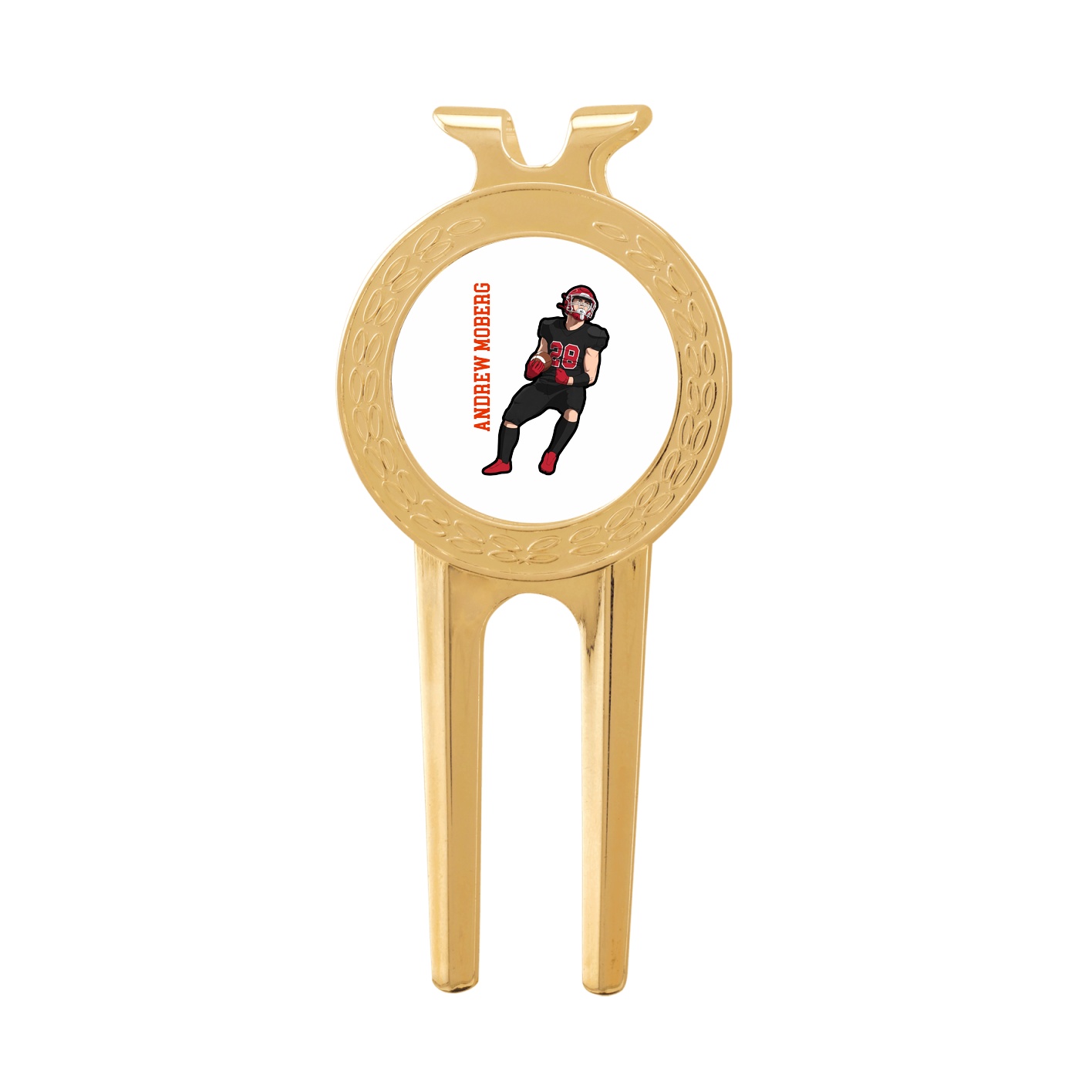 Divot Tool with Ball Marker — Name Vertical in Classic
