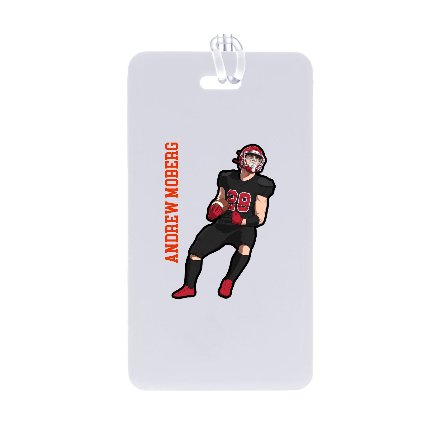 Bag Tag — Name Vertical in Classic
