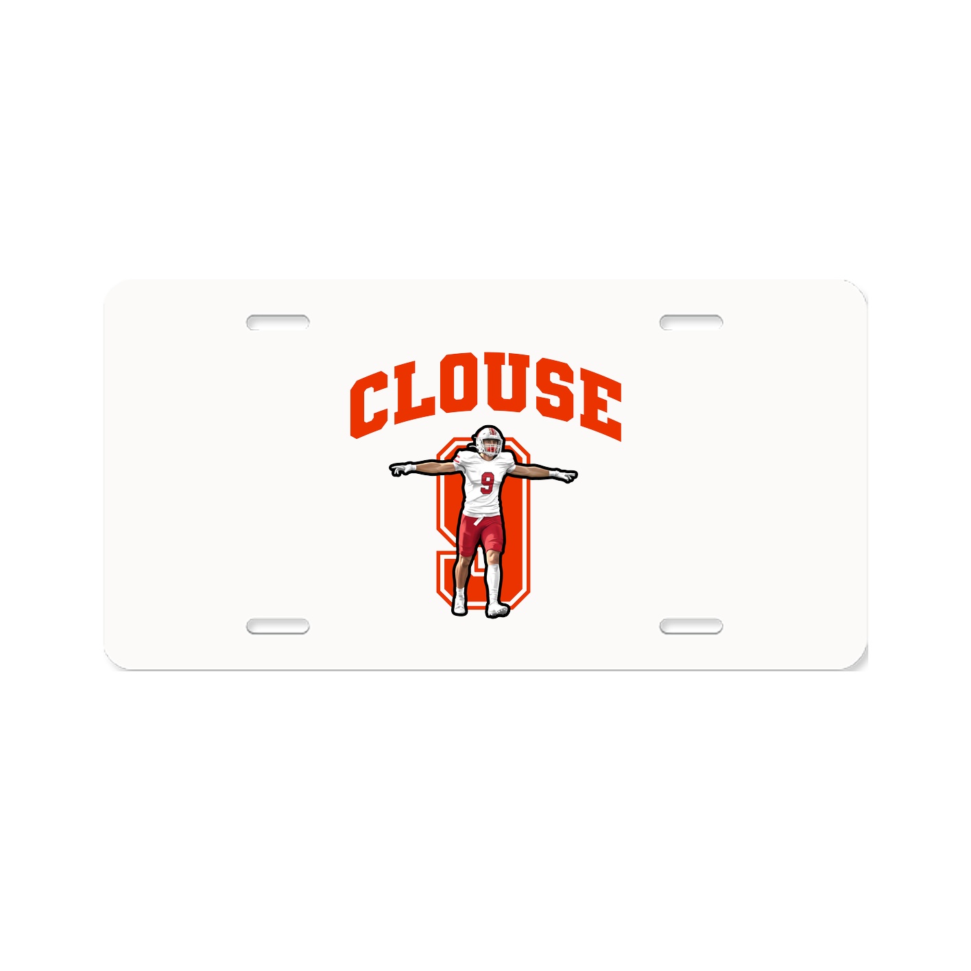 License Plate — Number in Classic