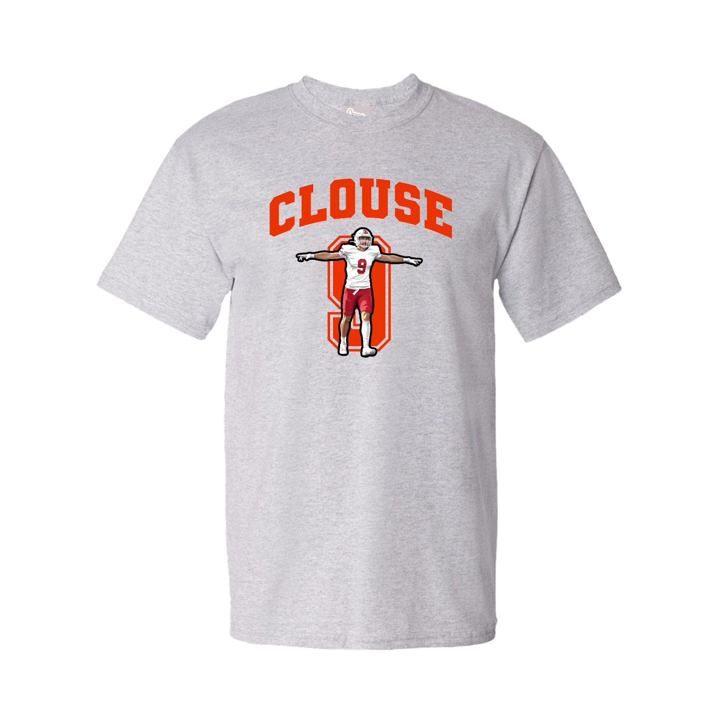 Youth Tee — Number in Grey
