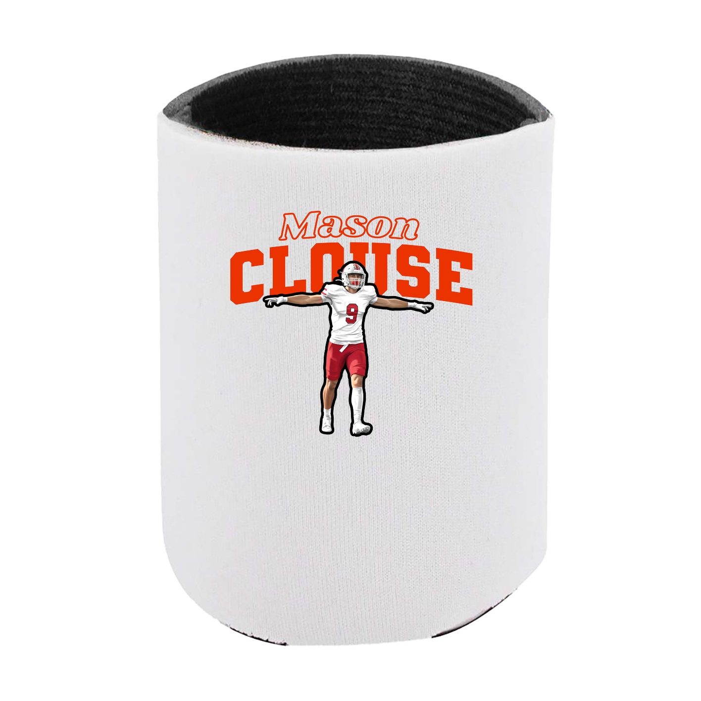 Can Holder — Name Arch in White