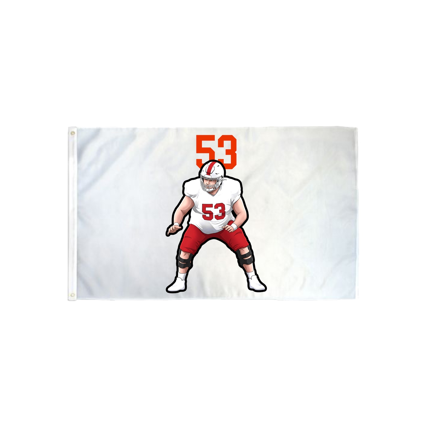 3x5 Flag — Number Top in Classic