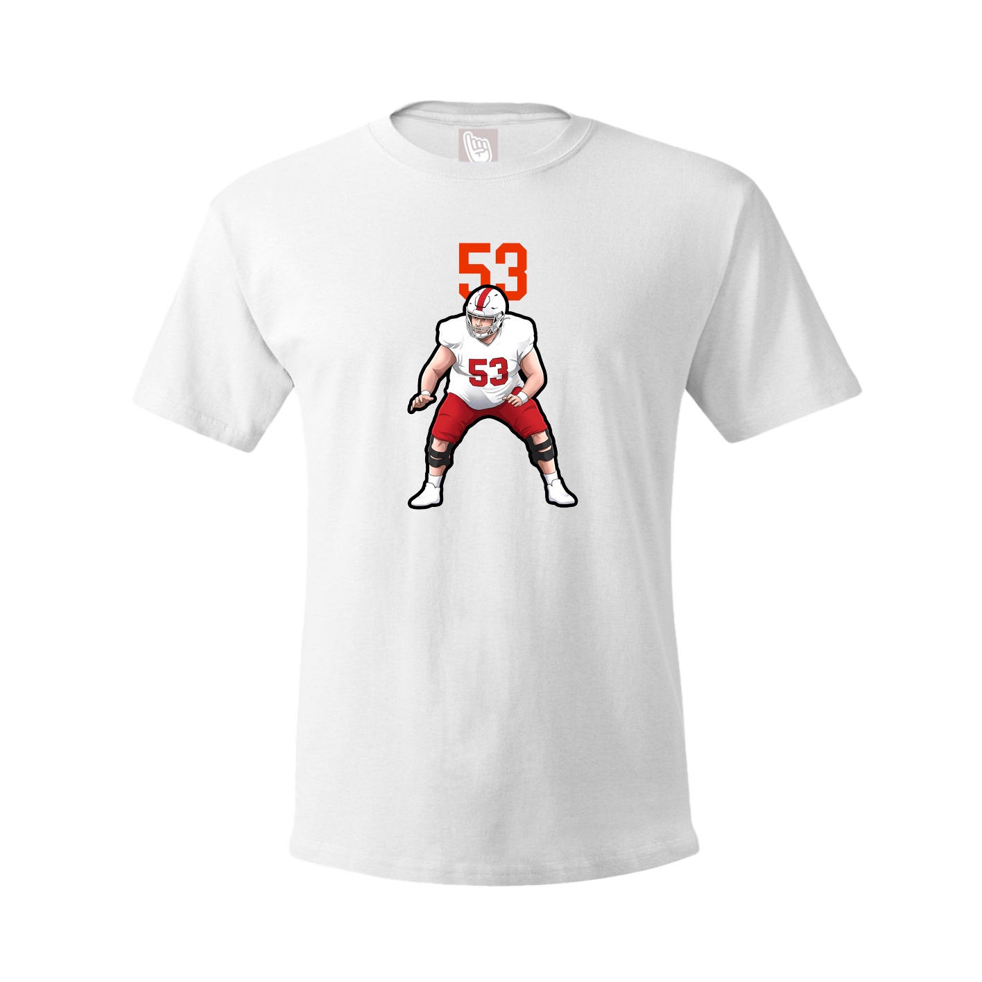 Tee — Number Top in White