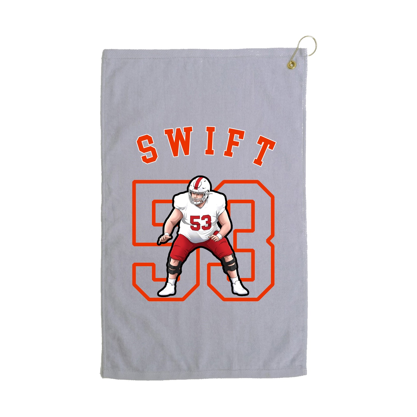 Golf Towel — Shirsey Arch in Grey