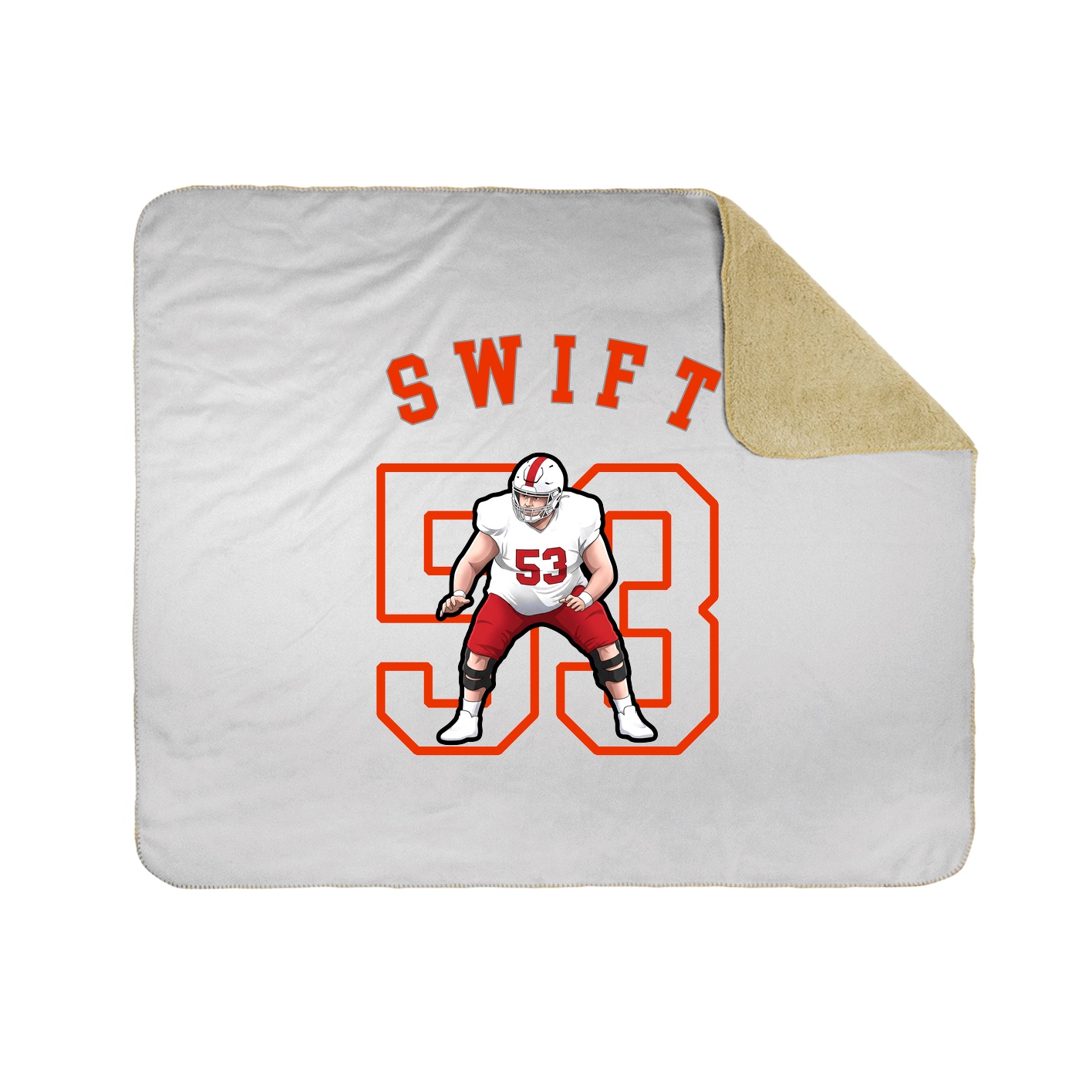 Throw Blanket — Shirsey Arch in White