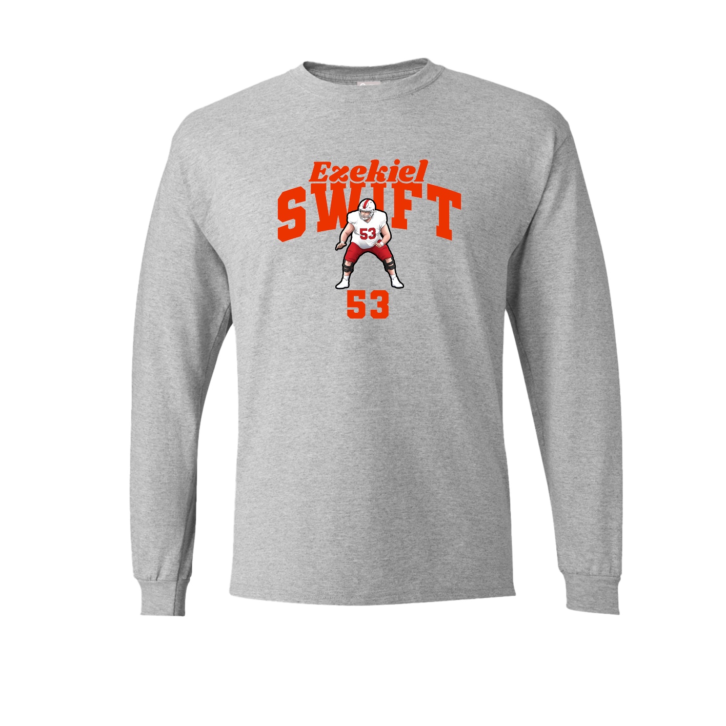 Long Sleeve Tee — Signature Arch in Grey