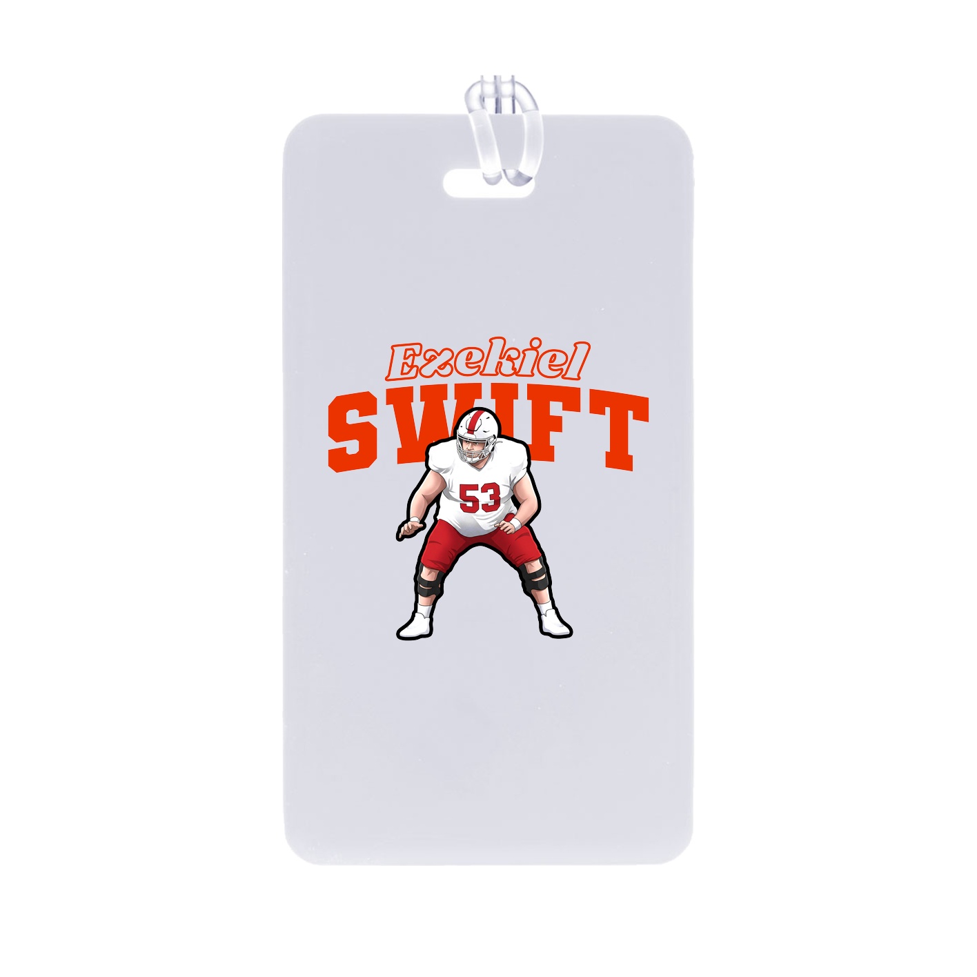 Bag Tag — Name Arch in Classic