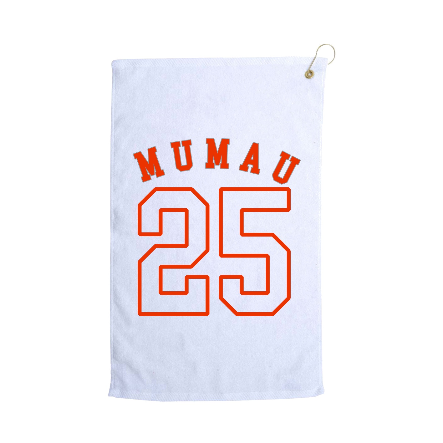 Golf Towel — Shirsey Arch in White