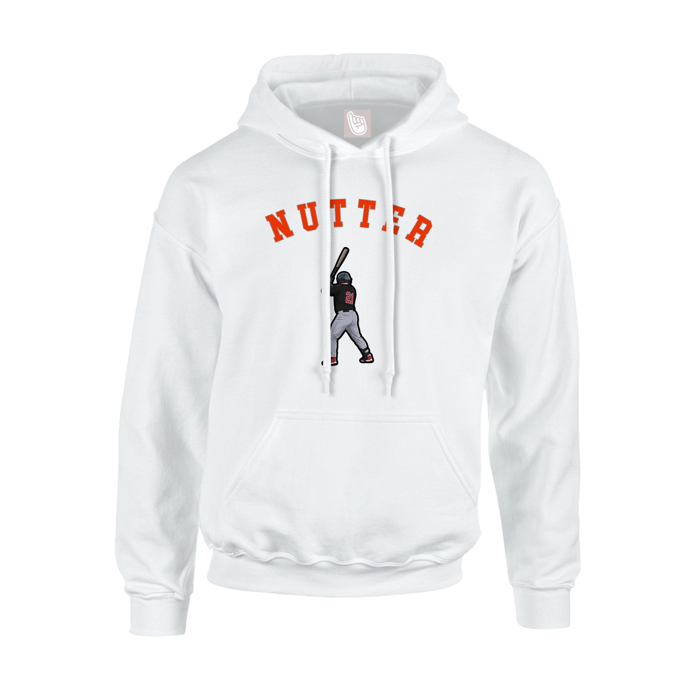 Hoodie — Shirsey Arch in White