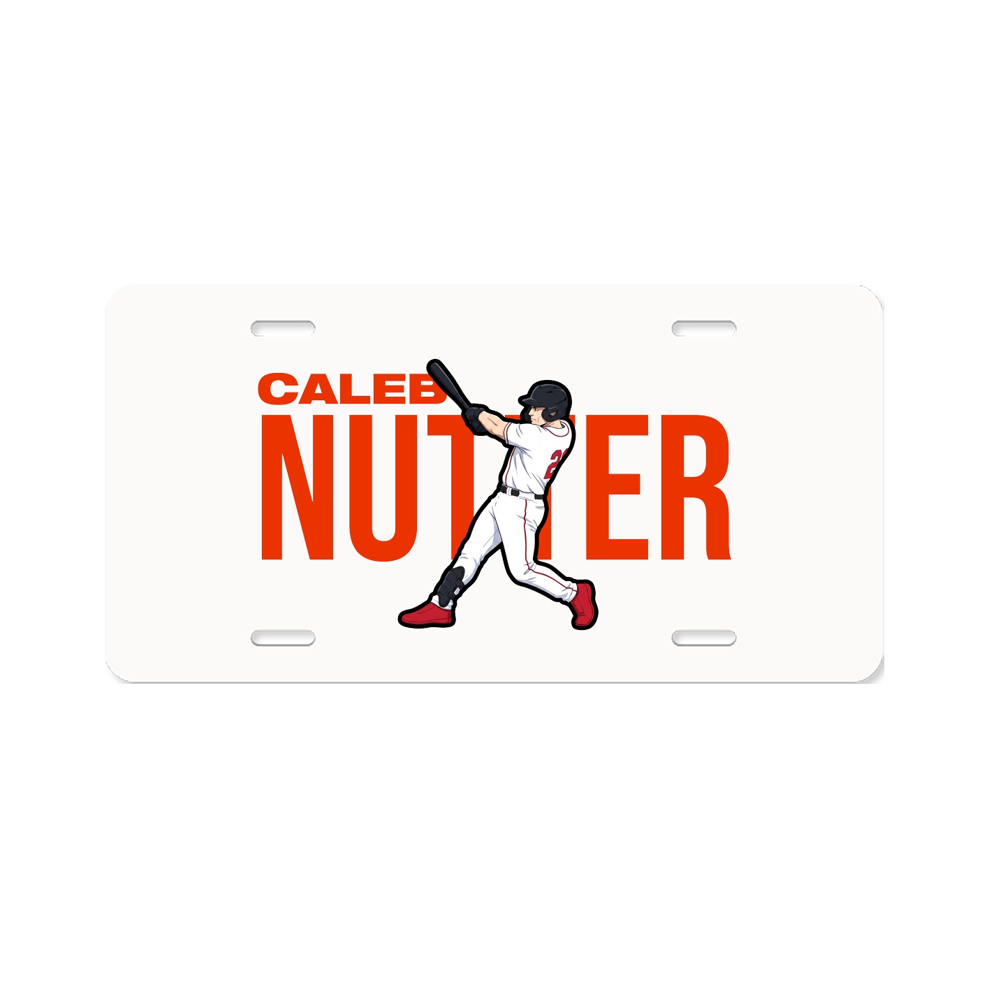 License Plate — Player Name in Classic