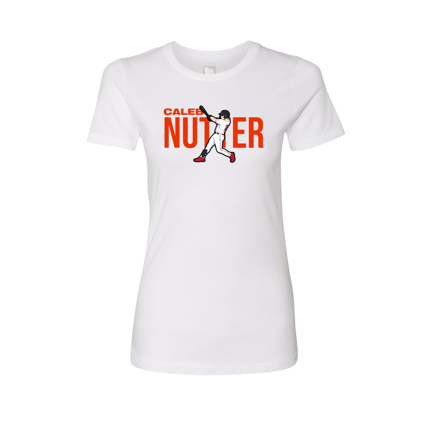 Womens Tee — Player Name in White