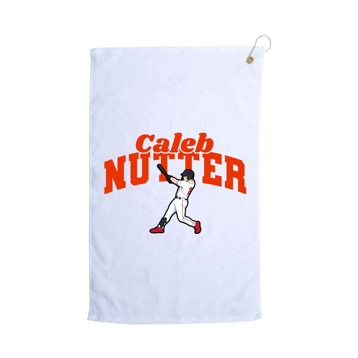 Golf Towel — Signature Arch in White