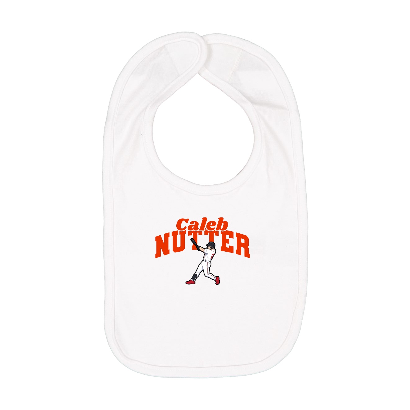 Infant Bib — Signature Arch in White