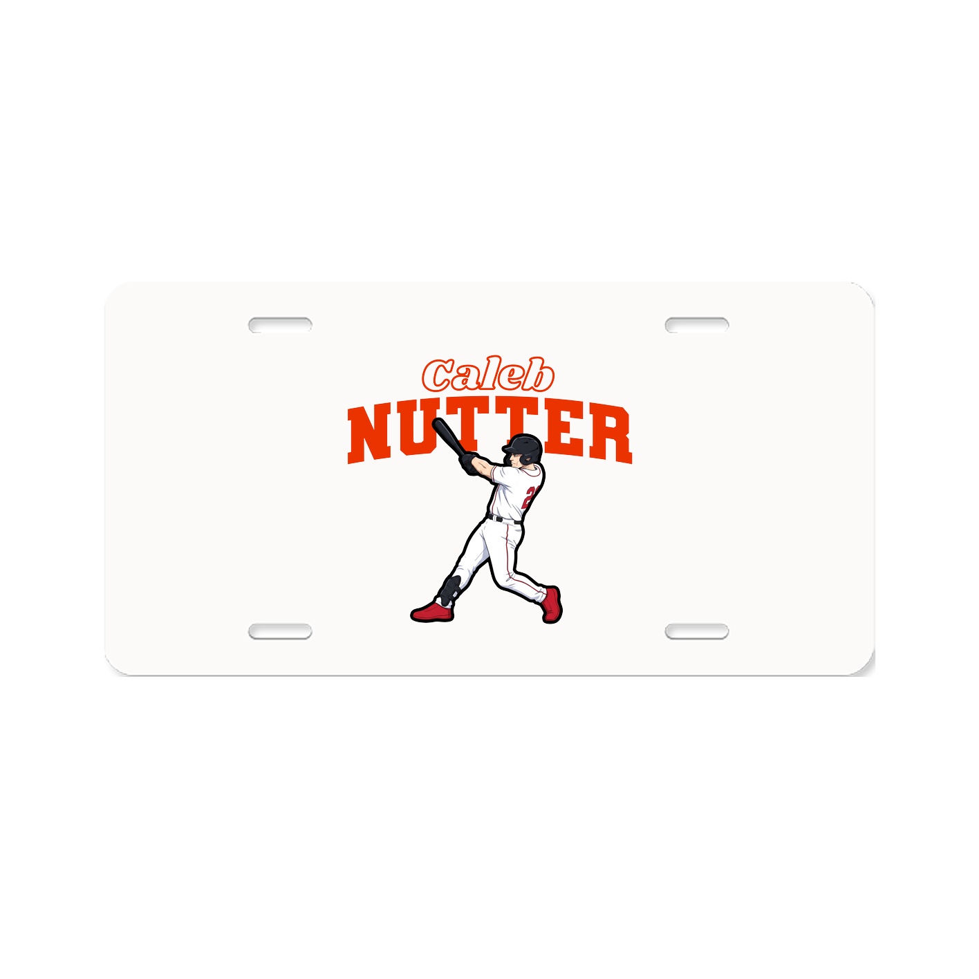 License Plate — Name Arch in Classic