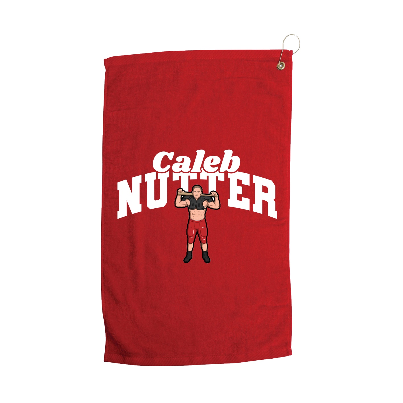 Golf Towel — Signature Arch in Red