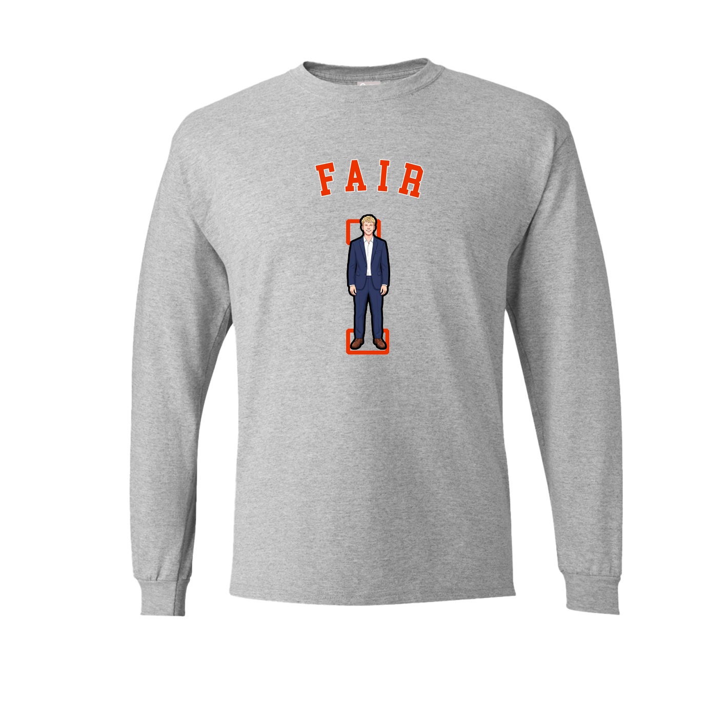 Long Sleeve Tee — Shirsey Arch in Grey