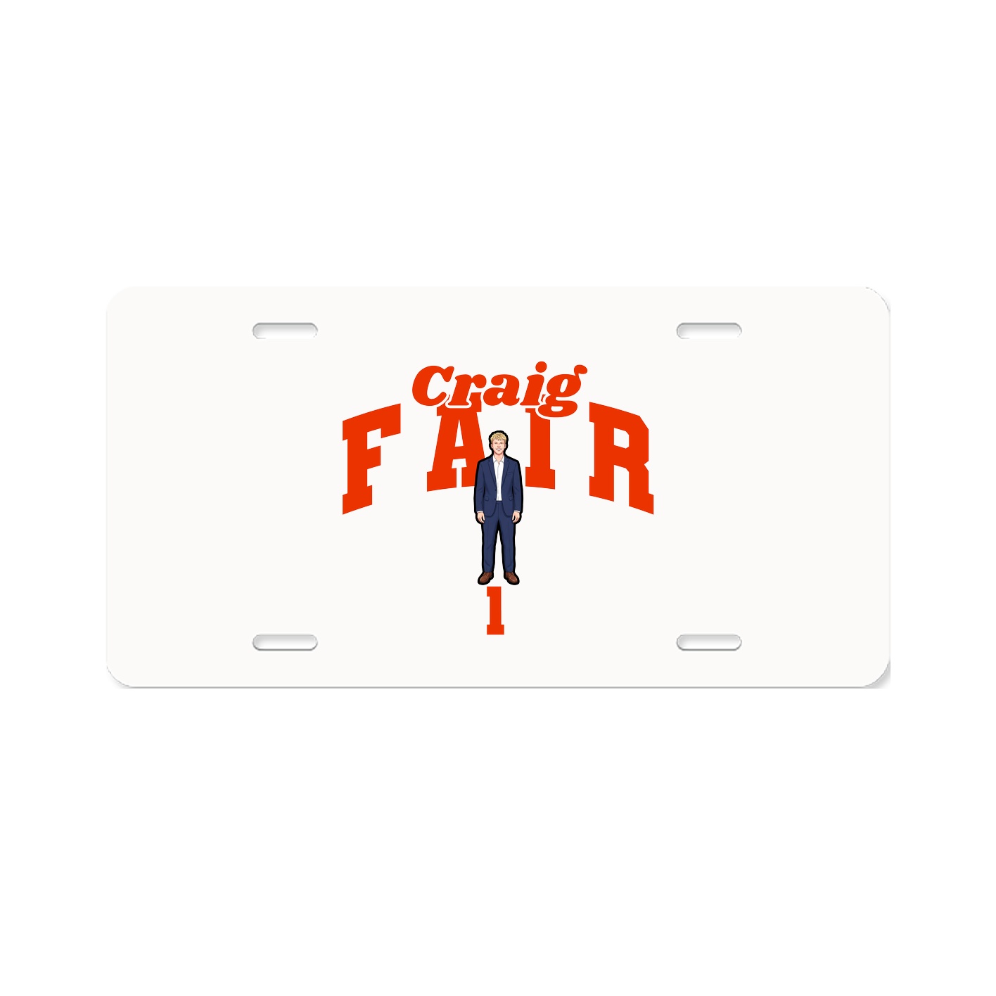 License Plate — Signature Arch in Classic