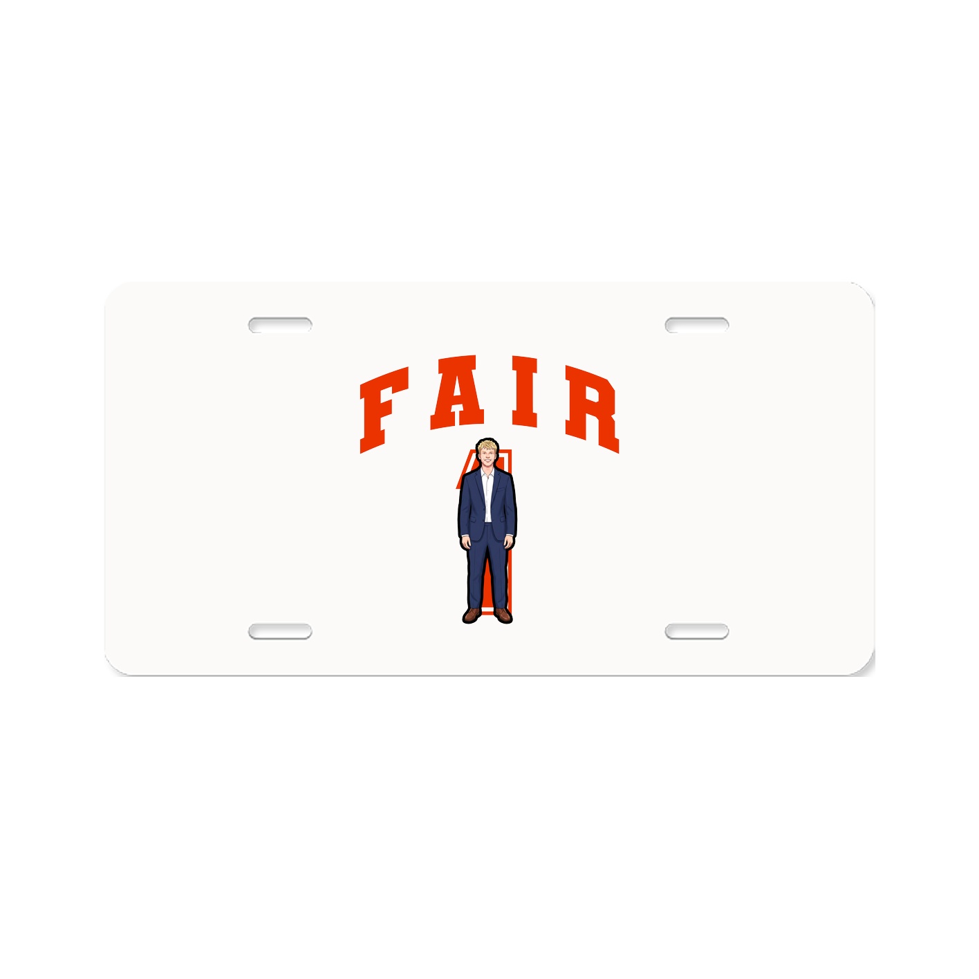 License Plate — Number in Classic