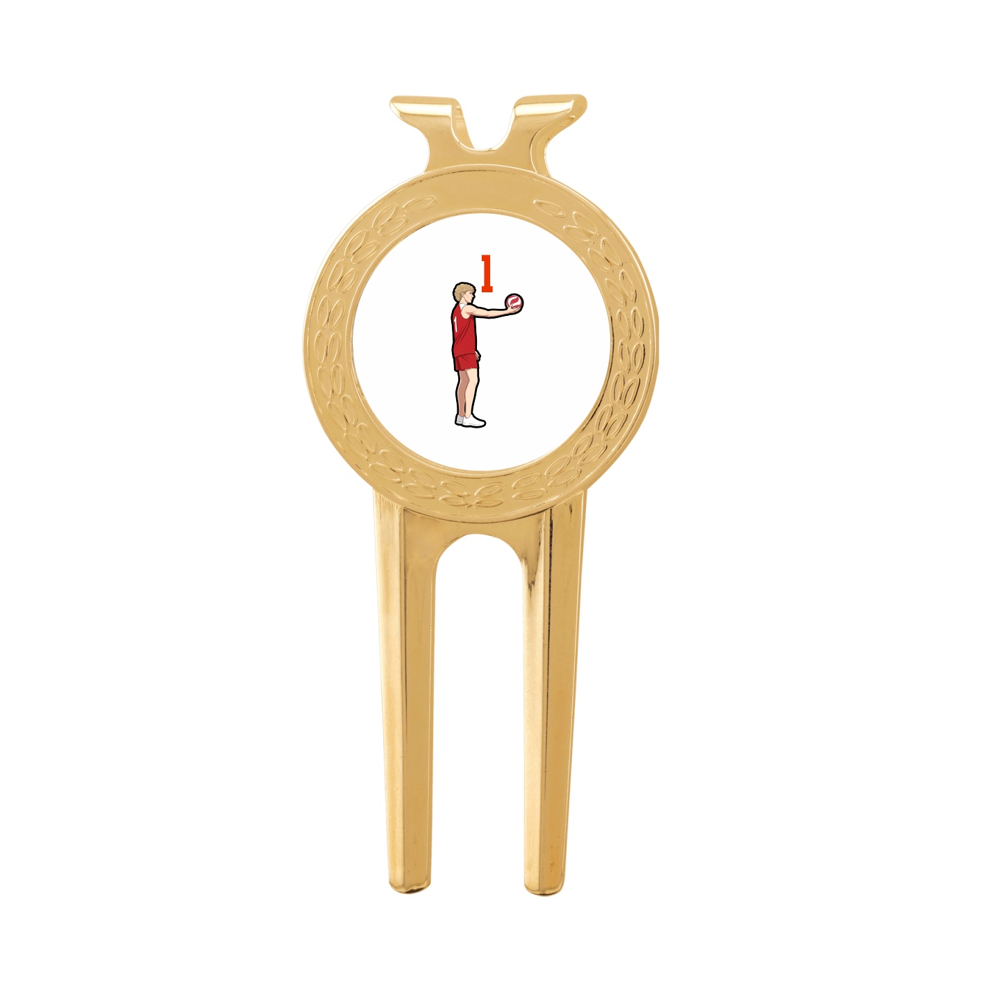 Divot Tool with Ball Marker — Number Top in Classic